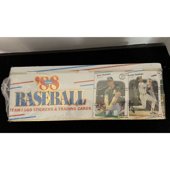 Fleer 1988 Baseball Team Logo Stickers & Trading Cards Factory Sealed Item 571 - Picture 4 of 7
